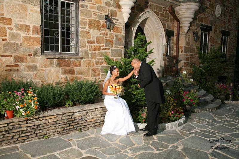 Husband kissing his wife's hand