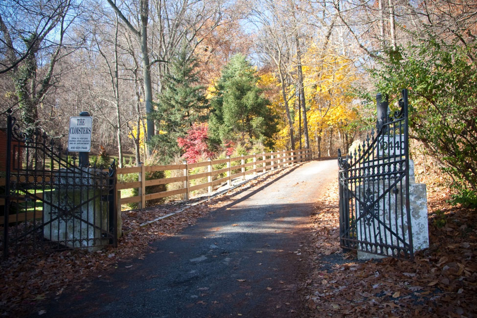 The Cloisters driveway